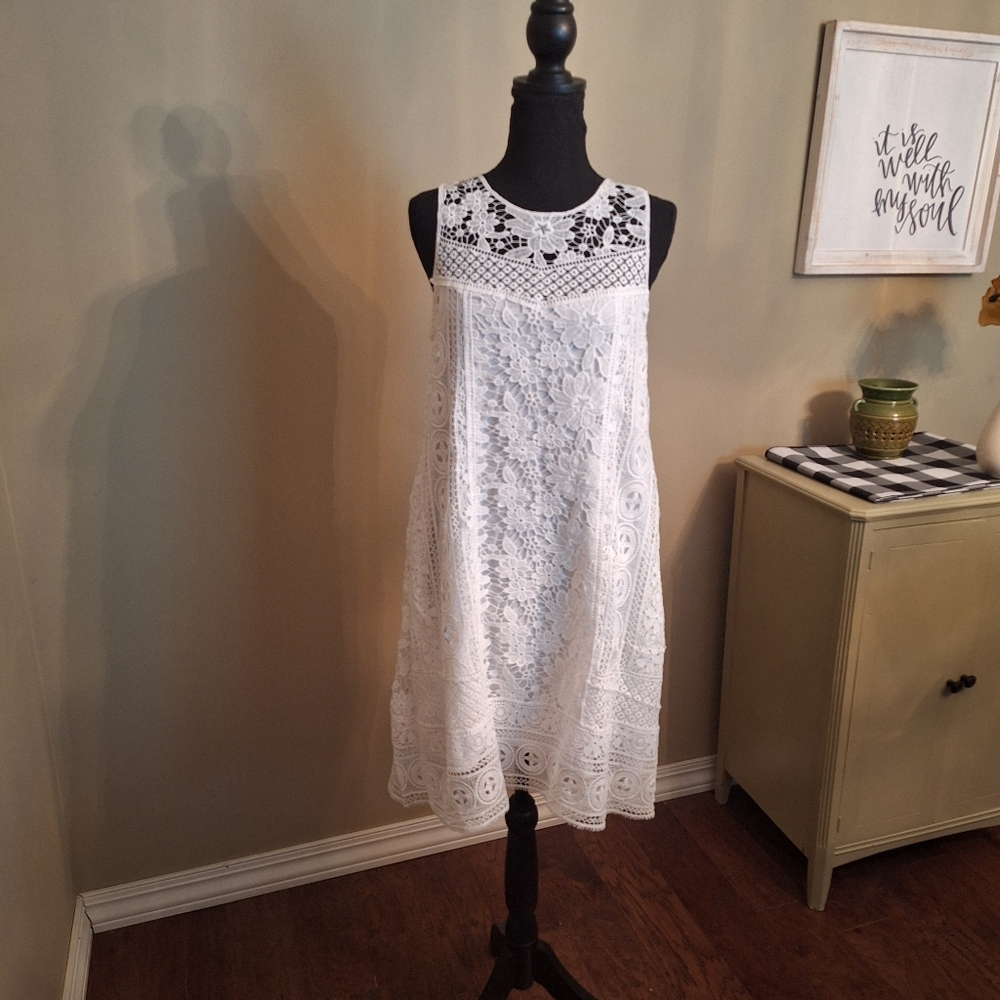 Altar'd State crocheted embroidered dress size small